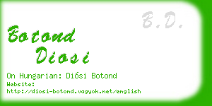 botond diosi business card
